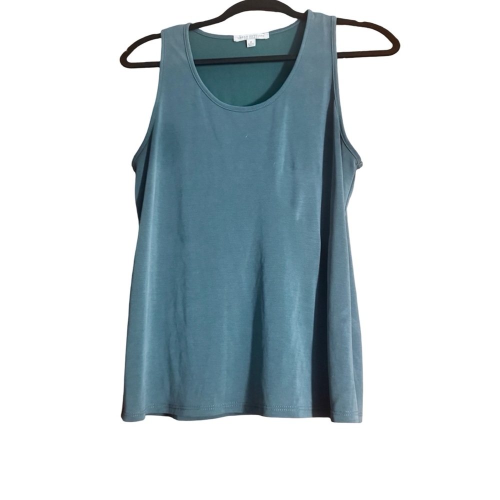 Green Envelope Teal Tank Top